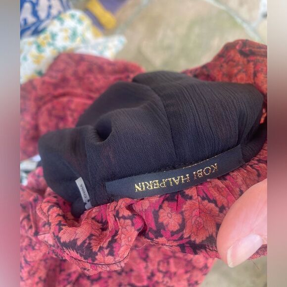 Kobi Halperin Mckenna Peasant Blouse size XL - Picture 7 of 11